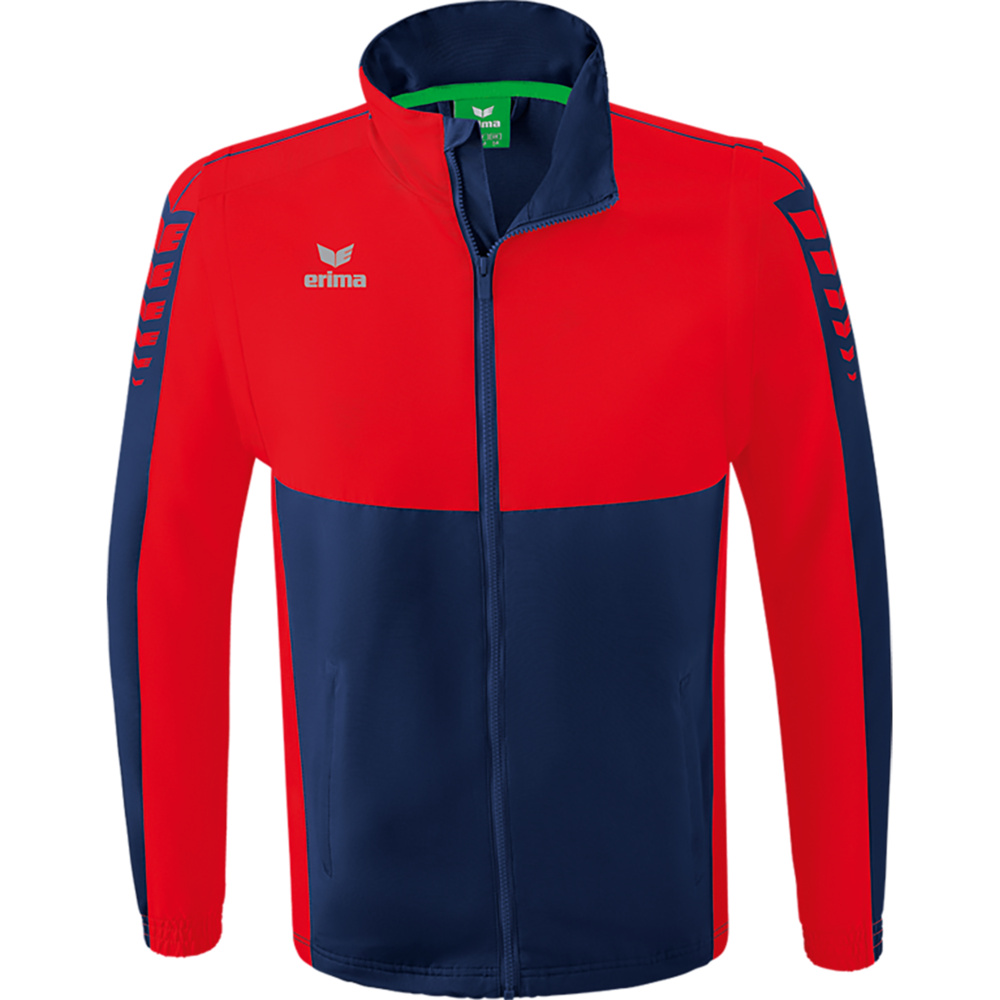 ERIMA SIX WINGS JACKET WITH DETACHABLE SLEEVES, NEW NAVY-RED MEN. 