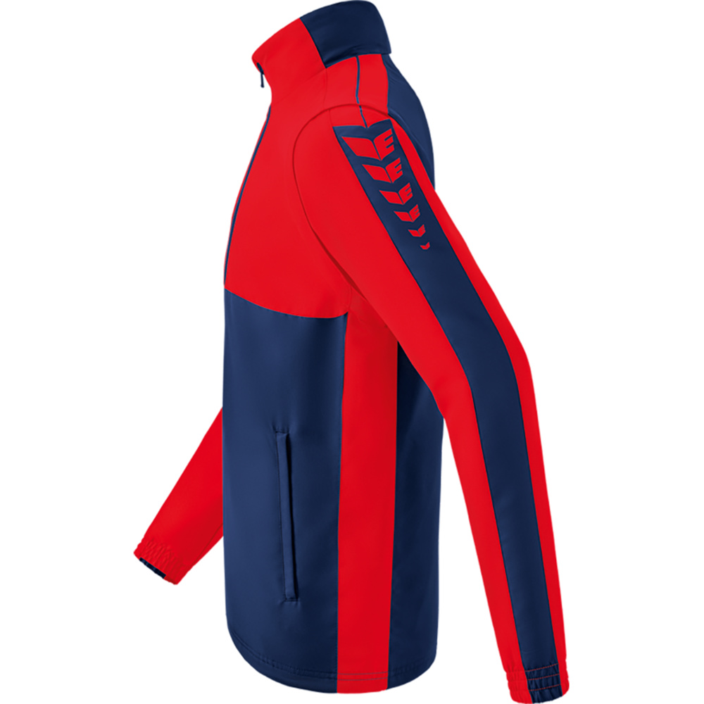 ERIMA SIX WINGS JACKET WITH DETACHABLE SLEEVES, NEW NAVY-RED MEN. 