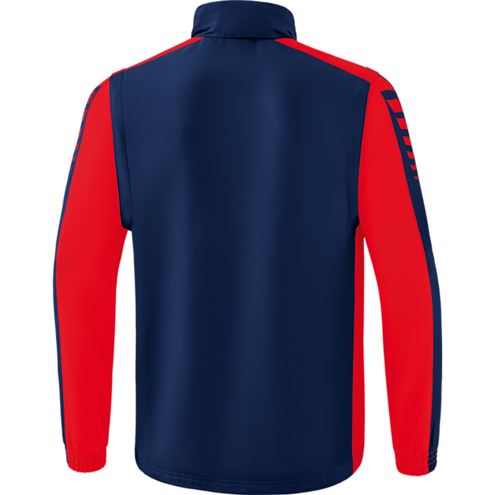 ERIMA SIX WINGS JACKET WITH DETACHABLE SLEEVES, NEW NAVY-RED MEN. 
