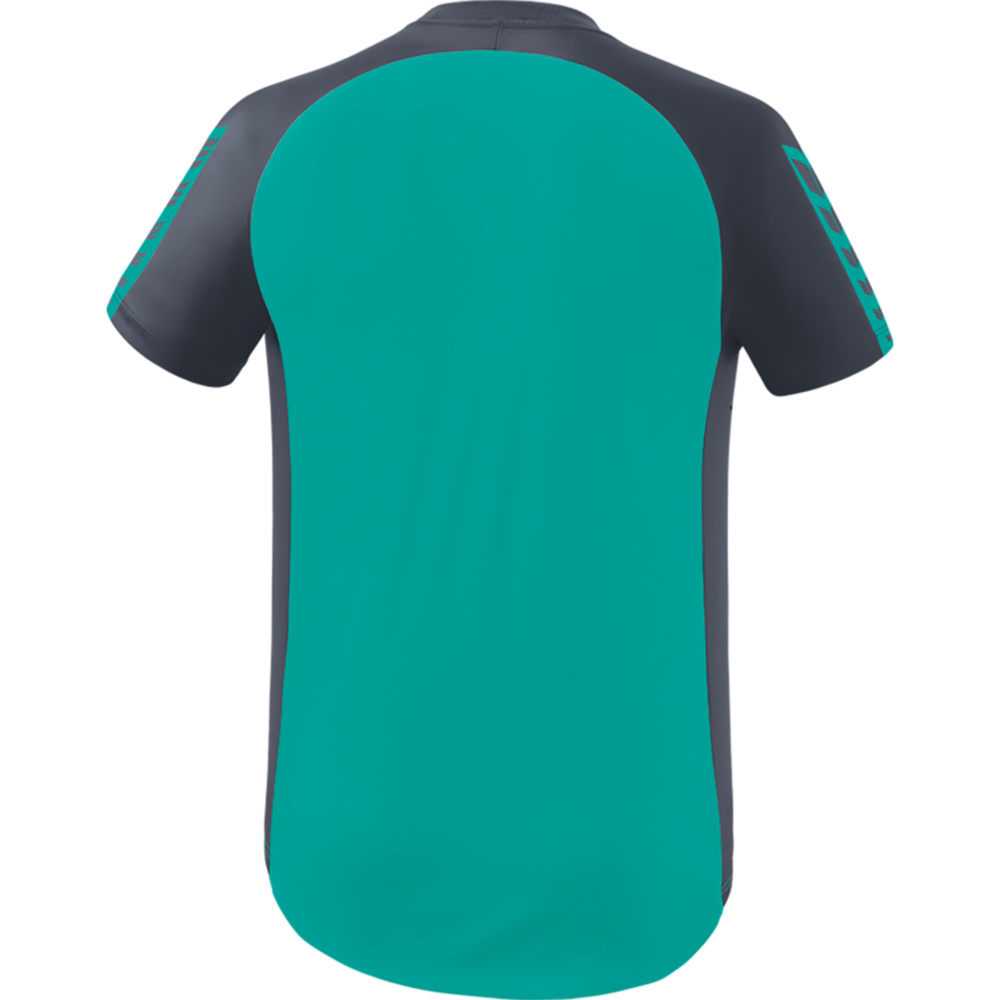 ERIMA SIX WINGS JERSEY SHORT SLEEVE, COLUMBIA-SSLATE GREY MEN. 