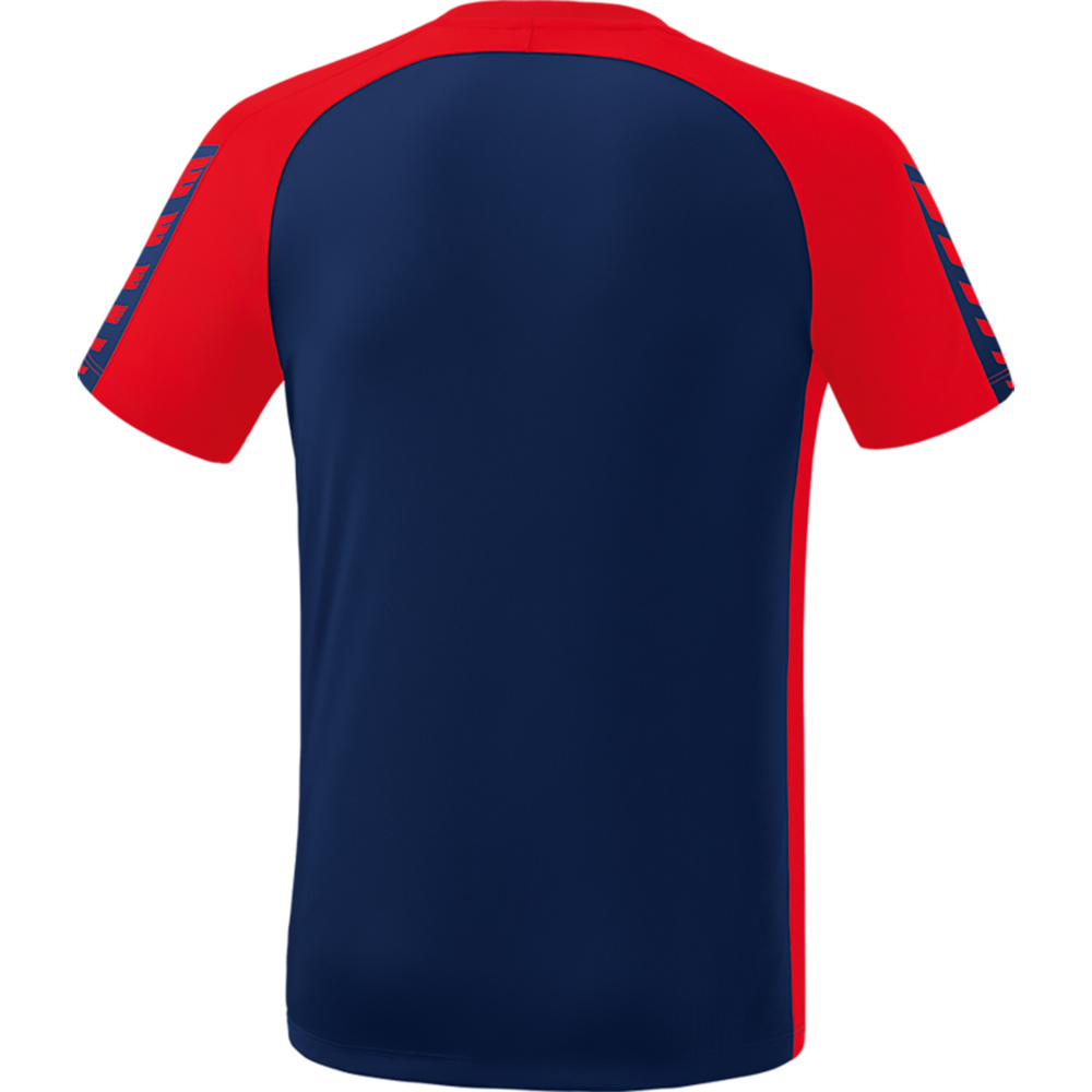 ERIMA SIX WINGS JERSEY SHORT SLEEVE, NEW NAVY-RED KIDS. 