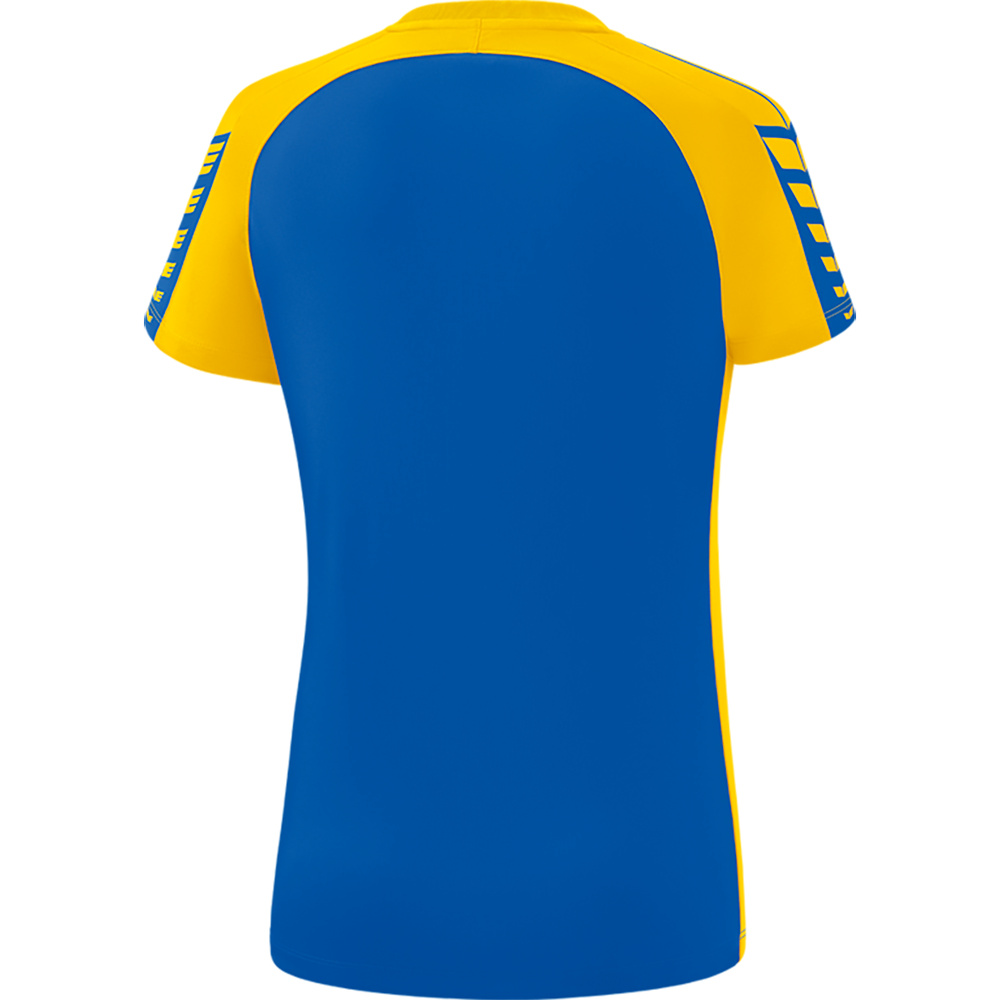 ERIMA SIX WINGS JERSEY SHORT SLEEVE, NEW ROYAL-YELLOW WOMEN. 