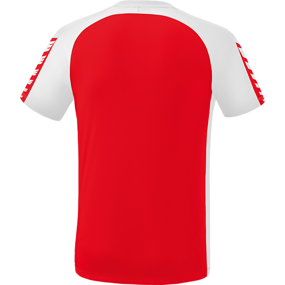 ERIMA SIX WINGS JERSEY SHORT SLEEVE, RED-WHITE KIDS. 