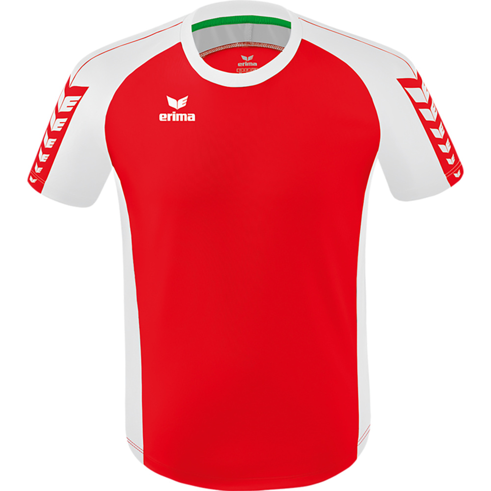 ERIMA SIX WINGS JERSEY SHORT SLEEVE, RED-WHITE KIDS. 