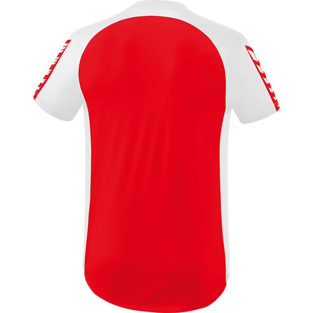 ERIMA SIX WINGS JERSEY SHORT SLEEVE, RED-WHITE KIDS. 