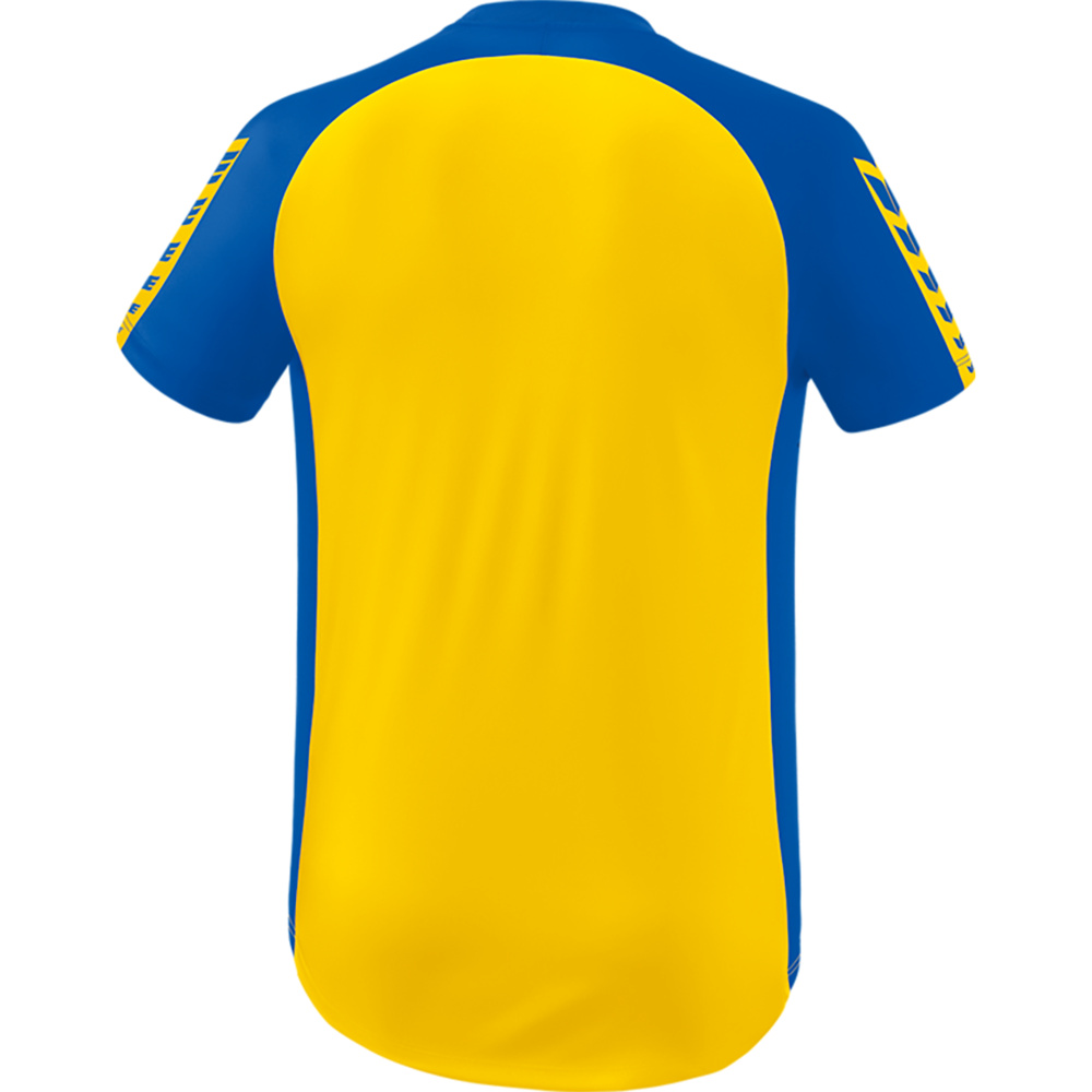 ERIMA SIX WINGS JERSEY SHORT SLEEVE, YELLOW-NEW ROYAL KIDS. 