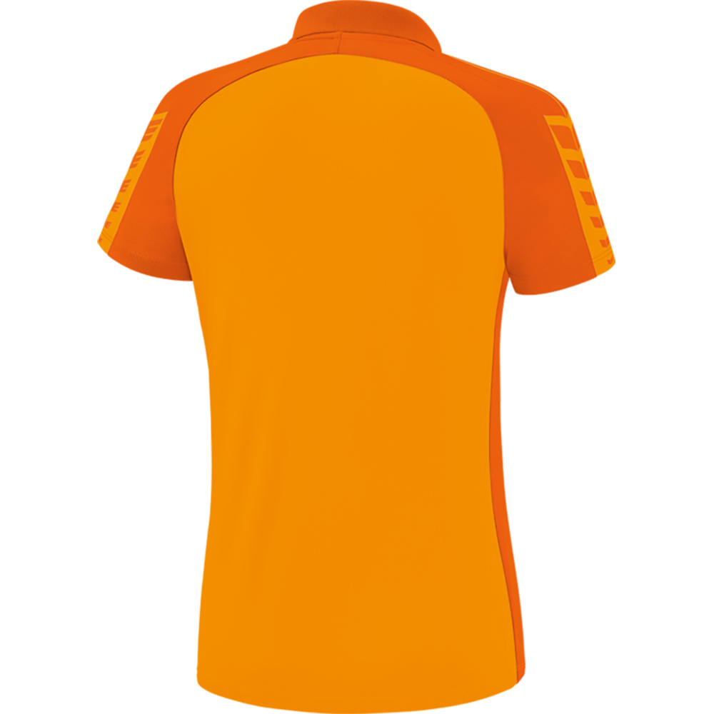 ERIMA SIX WINGS POLO-SHIRT, NEW ORANGE-ORANGE WOMEN. 