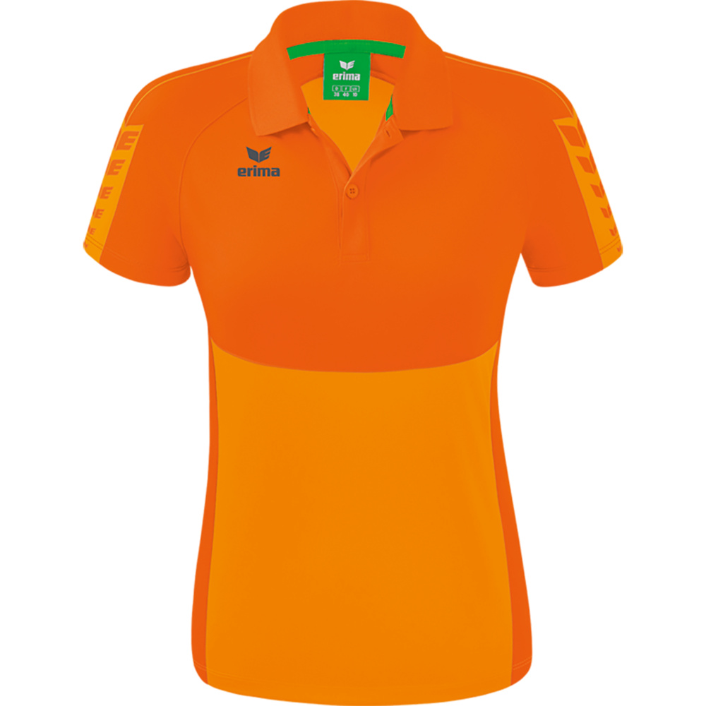 ERIMA SIX WINGS POLO SHIRT NEW ORANGE ORANGE WOMEN