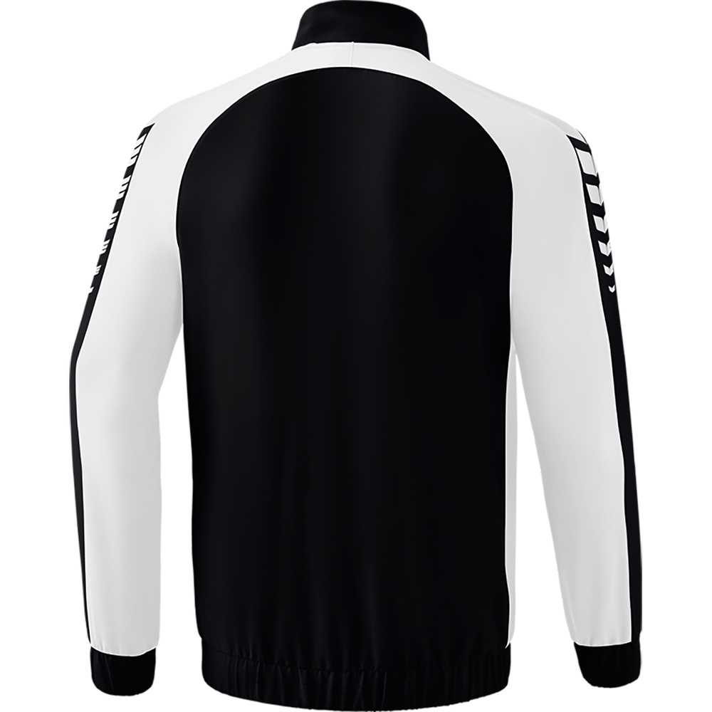 ERIMA SIX WINGS PRESENTATION JACKET, BLACK-WHITE MEN. 