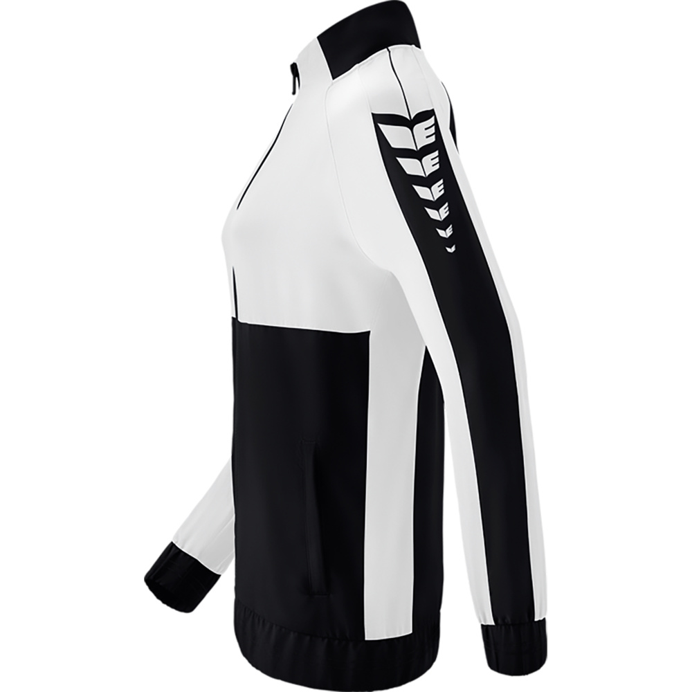 ERIMA SIX WINGS PRESENTATION JACKET, BLACK-WHITE WOMEN. 