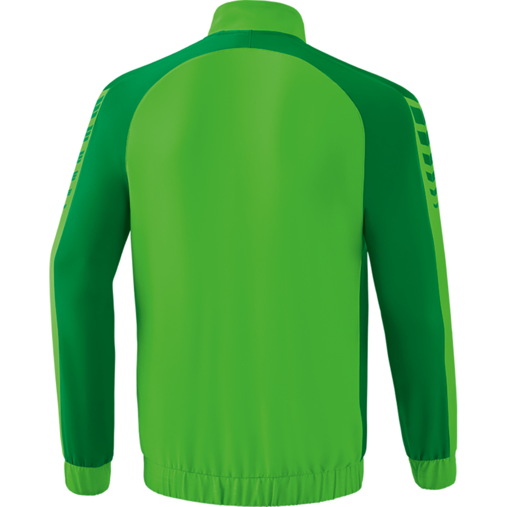 ERIMA SIX WINGS PRESENTATION JACKET, GREEN-EMERALD KIDS. 