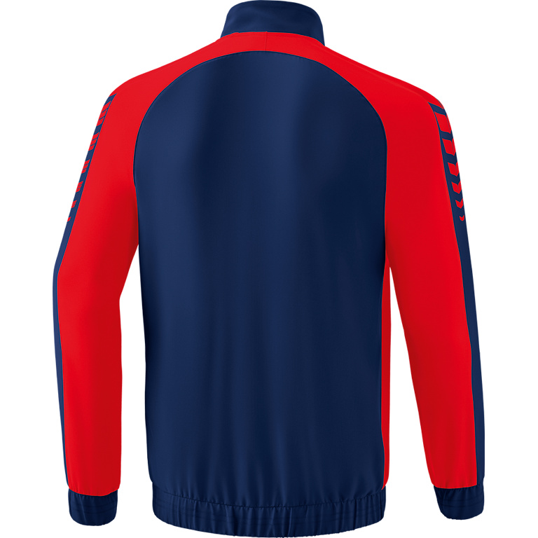 ERIMA SIX WINGS PRESENTATION JACKET, NEW NAVY-RED KIDS. 