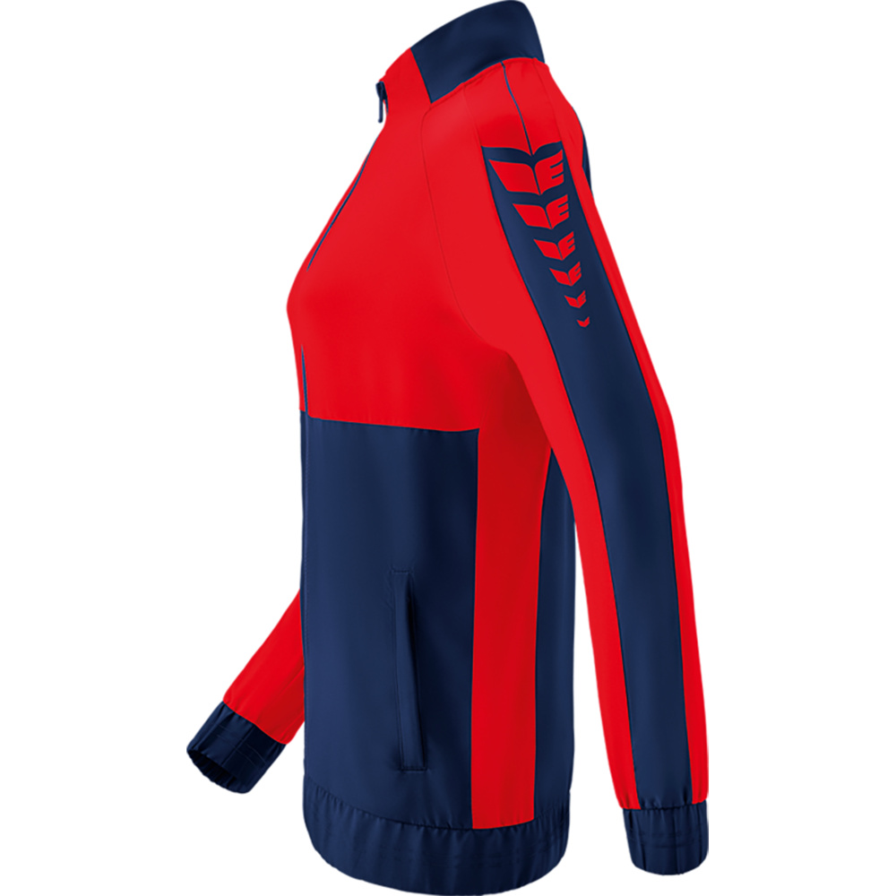 ERIMA SIX WINGS PRESENTATION JACKET, NEW NAVY-RED WOMEN. 