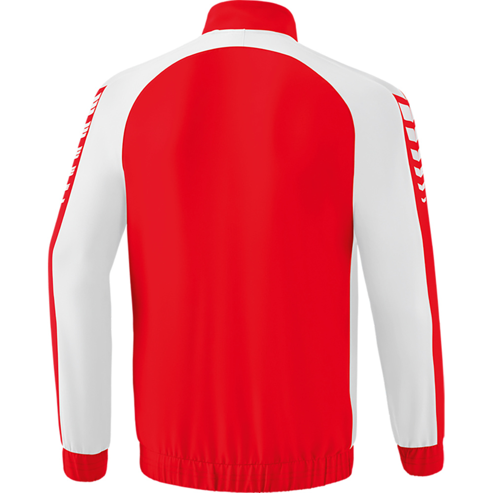 ERIMA SIX WINGS PRESENTATION JACKET, RED-WHITE MEN. 