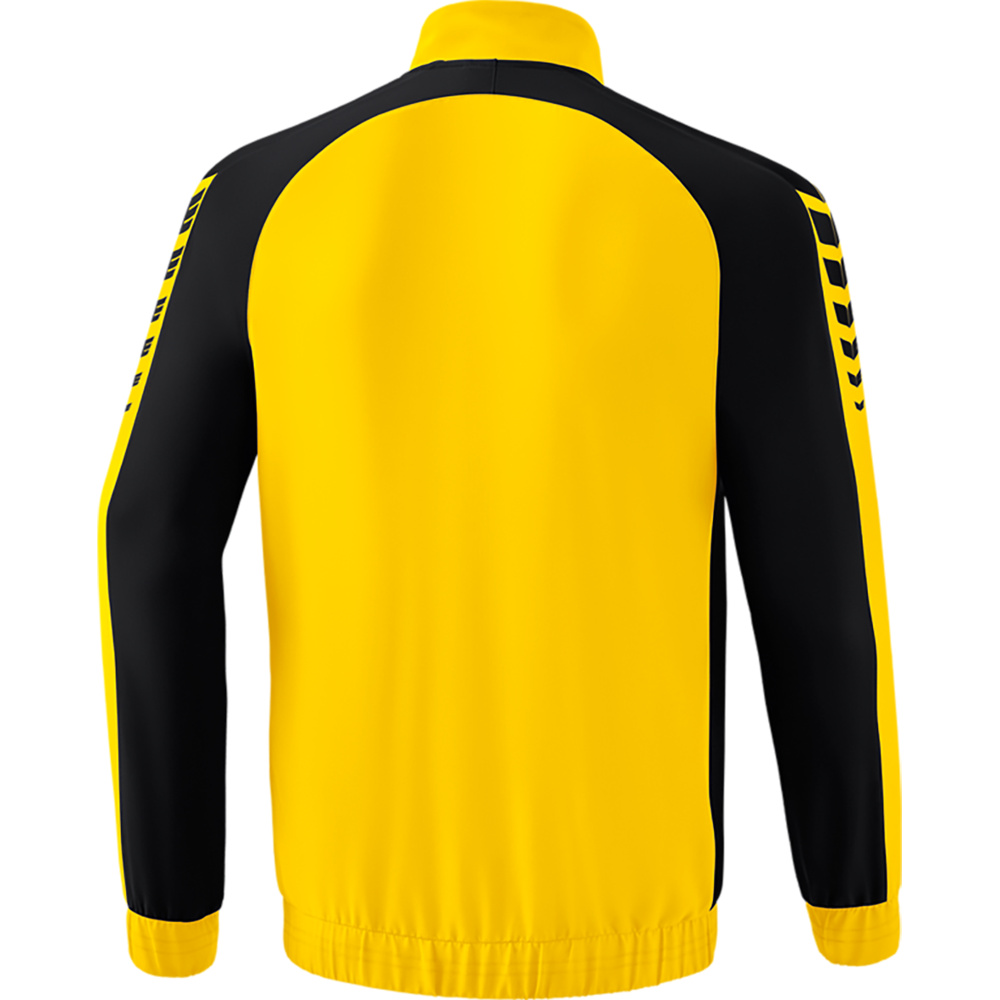 ERIMA SIX WINGS PRESENTATION JACKET, YELLOW-BLACK KIDS. 