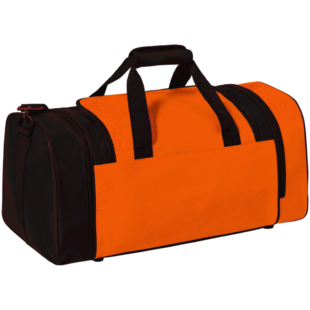 ERIMA SIX WINGS SPORTS BAG, ORANGE-BLACK. 