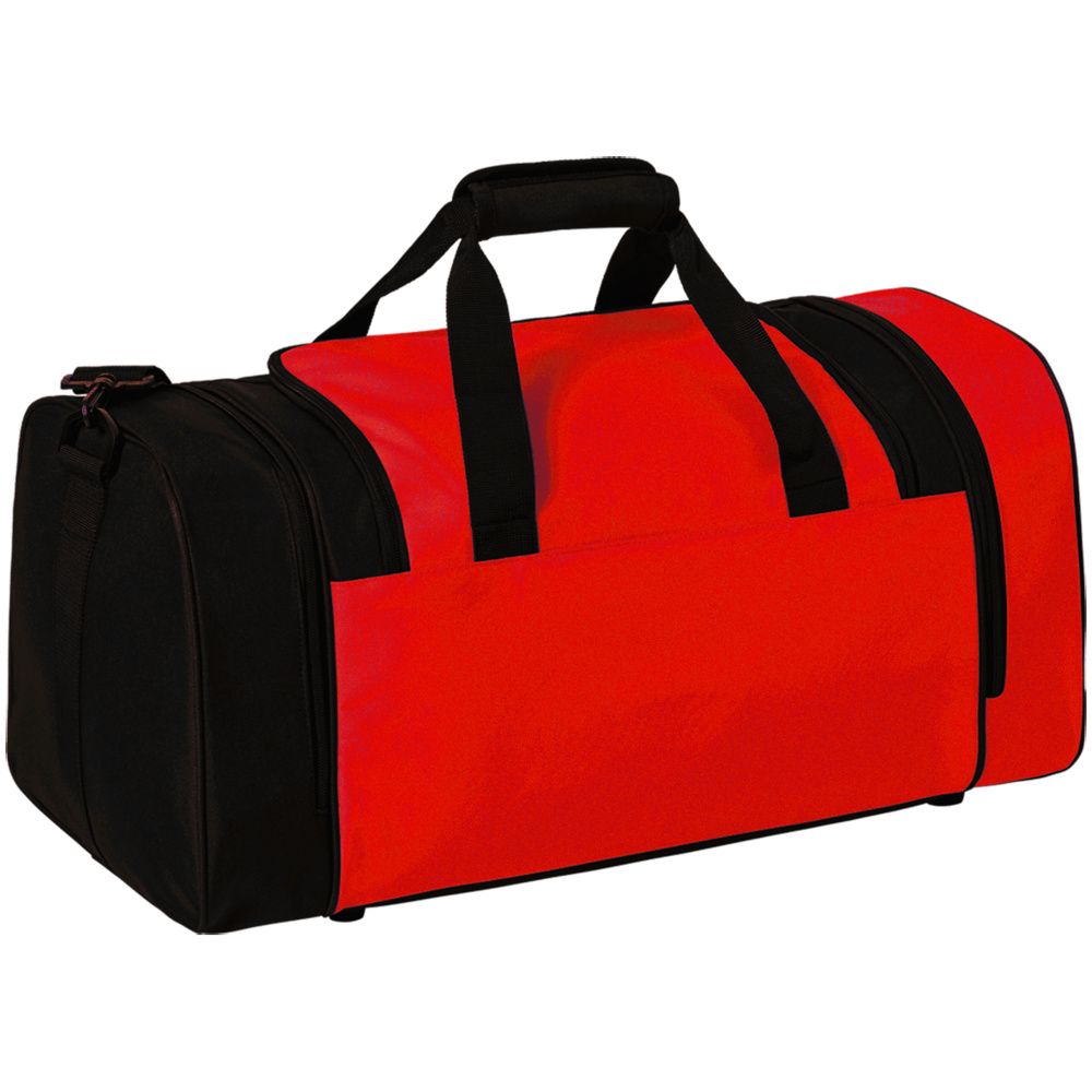 ERIMA SIX WINGS SPORTS BAG, RED-BLACK. 