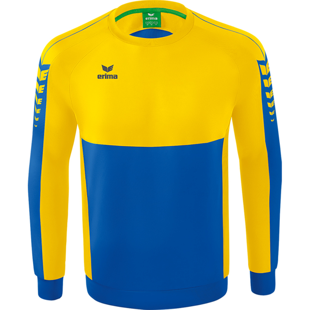 biologisch 945 Post impressionisme ERIMA SIX WINGS SWEATSHIRT, NEW ROYAL-YELLOW KIDS.