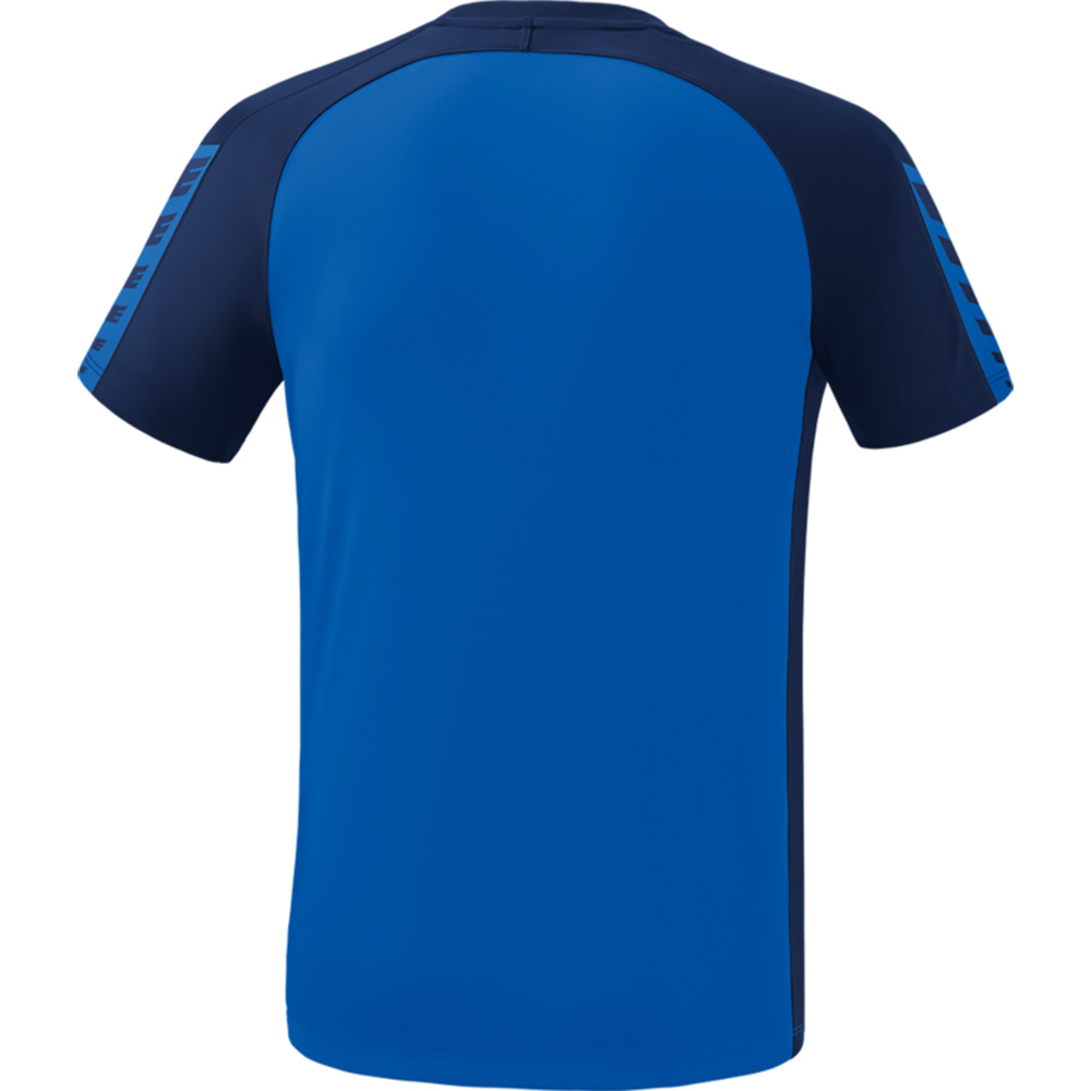 ERIMA SIX WINGS T-SHIRT SHORT SLEEVE, NEW ROYAL-NEW NAVY MEN. 