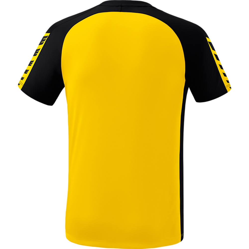 ERIMA SIX WINGS T-SHIRT SHORT SLEEVE, YELLOW-BLACK MEN. 