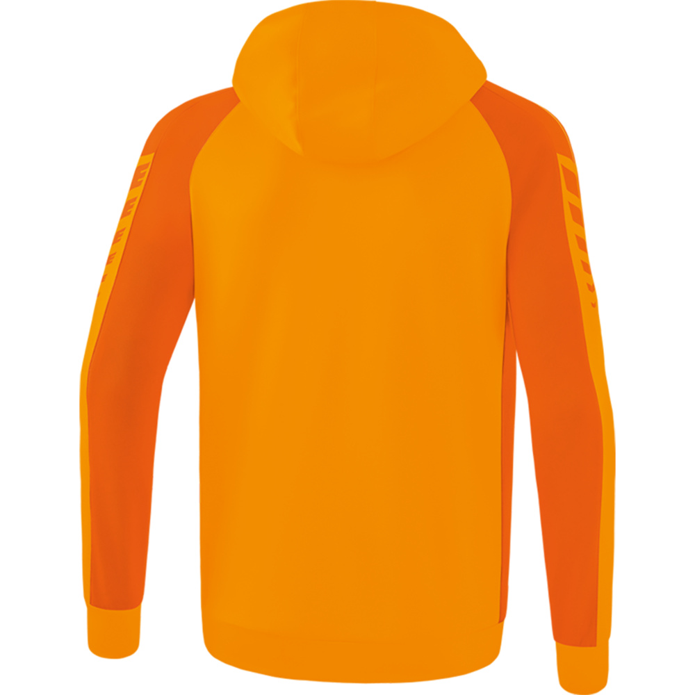 ERIMA SIX WINGS TRAINING JACKET WITH HOOD, NEW ORANGE-ORANGE KIDS. 