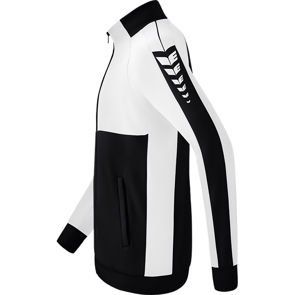 ERIMA SIX WINGS WORKER JACKET, BLACK-WHITE KIDS. 