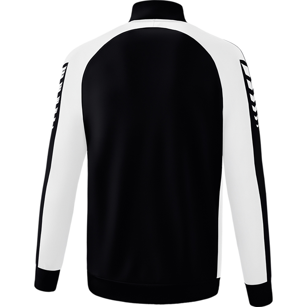 ERIMA SIX WINGS WORKER JACKET, BLACK-WHITE KIDS. 