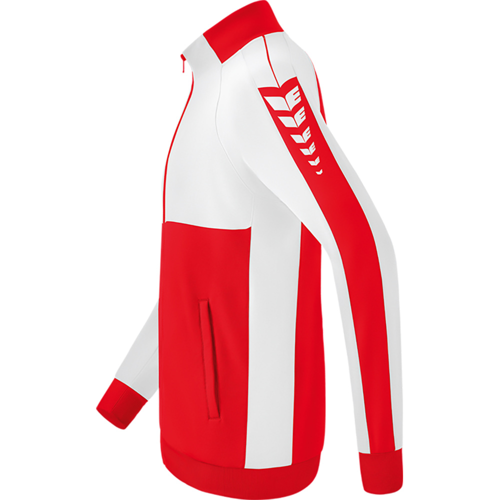 ERIMA SIX WINGS WORKER JACKET, RED-WHITE KIDS. 