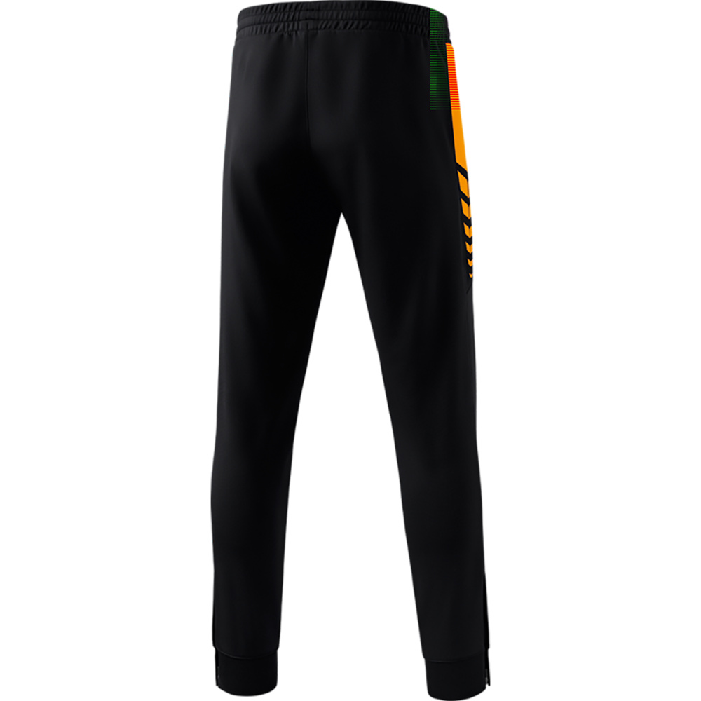 ERIMA SIX WINGS WORKER PANTS, BLACK-ORANGE KIDS. 