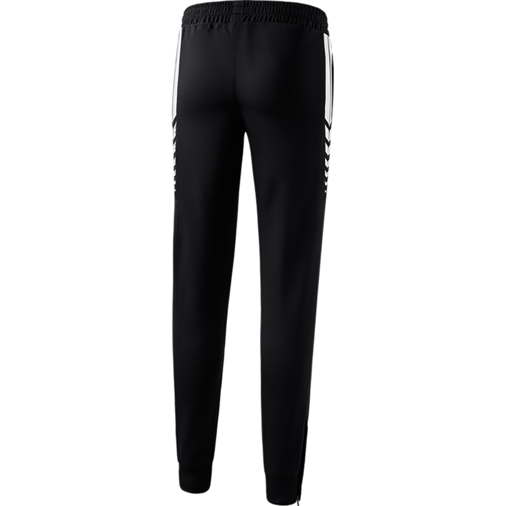 ERIMA SIX WINGS WORKER PANTS, BLACK-WHITE WOMEN. 