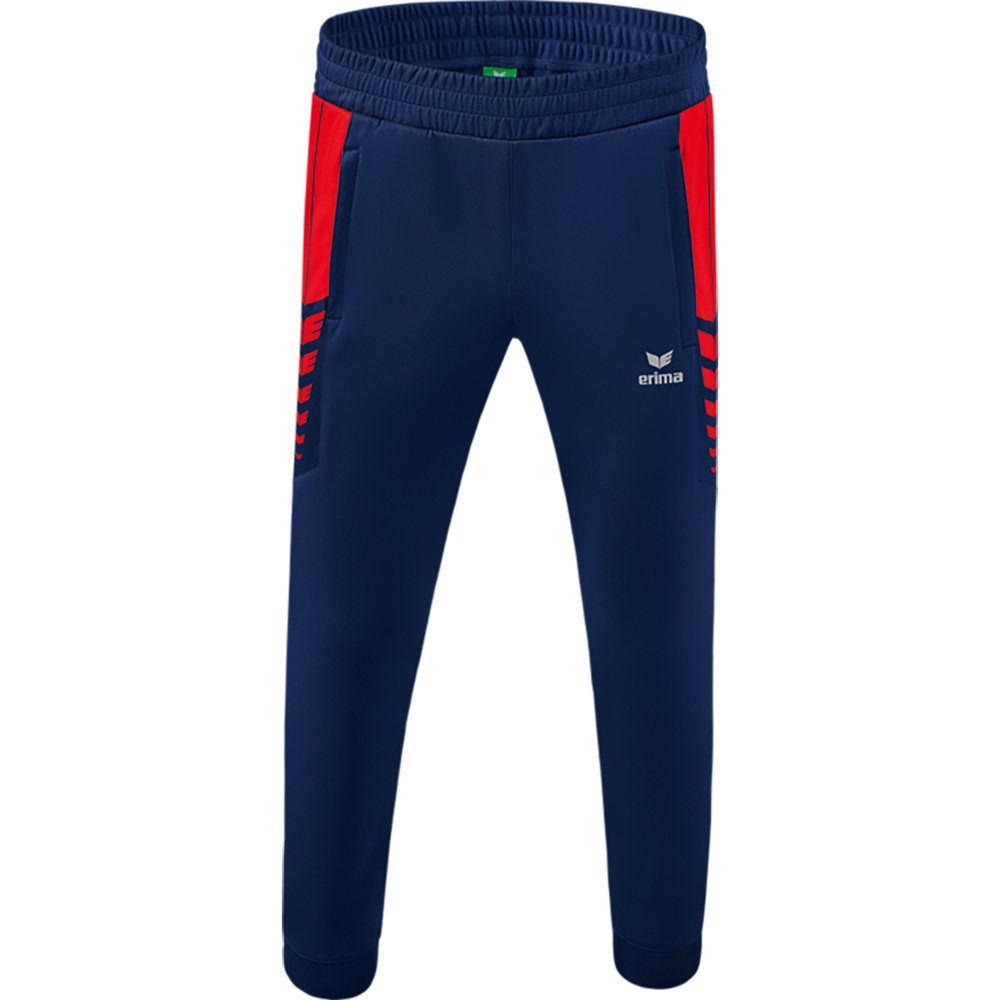 ERIMA SIX WINGS WORKER PANTS, NEW NAVY-RED KIDS. 