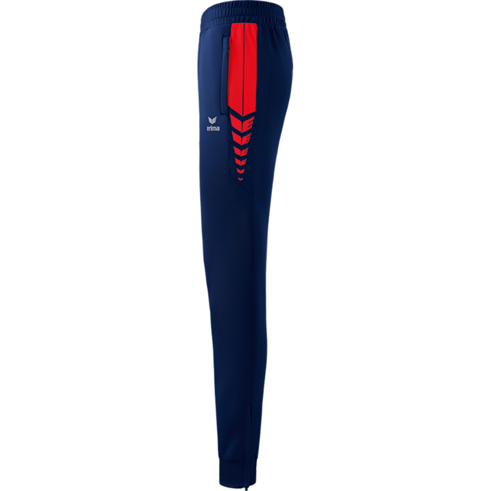 ERIMA SIX WINGS WORKER PANTS, NEW NAVY-RED WOMEN. 