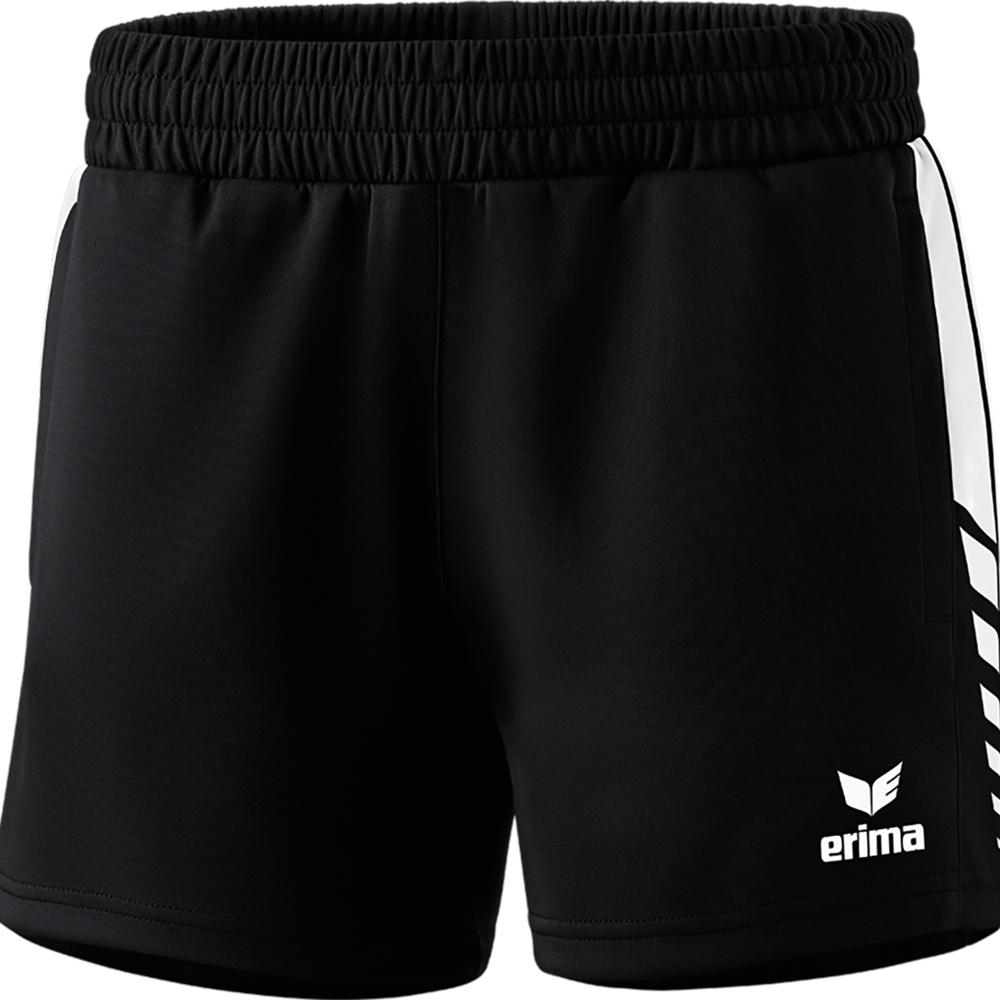 ERIMA SIX WINGS WORKER SHORTS, BLACK-WHITE WOMEN. 