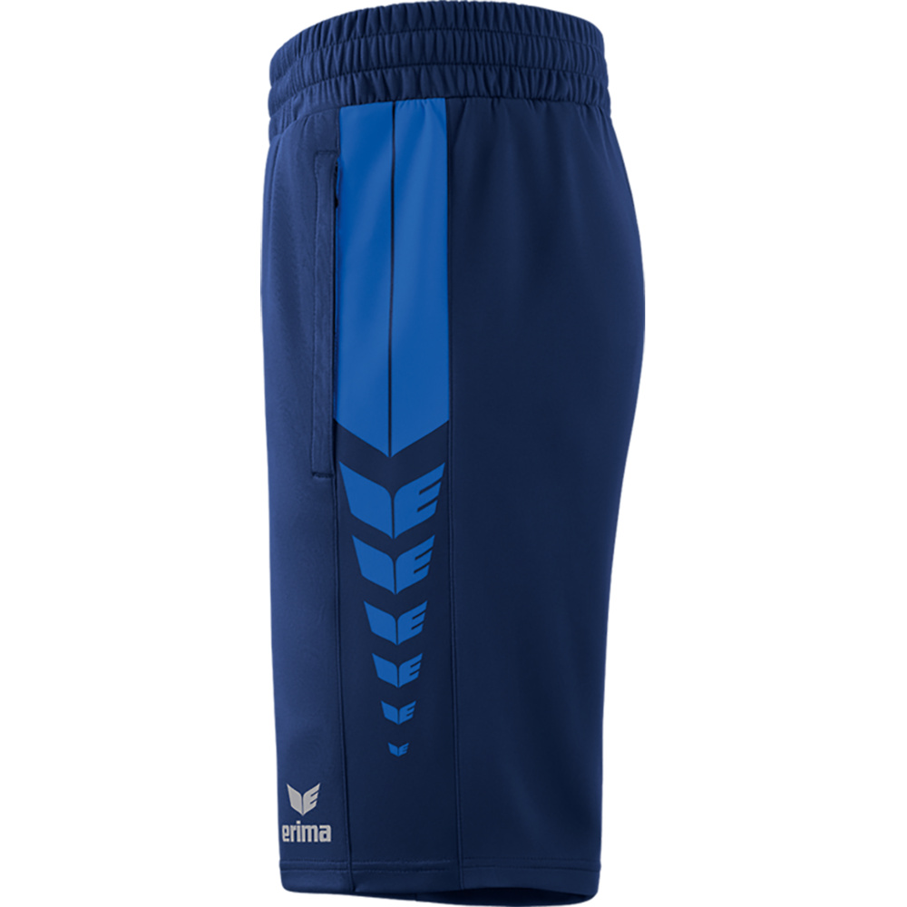 ERIMA SIX WINGS WORKER SHORTS, NEW NAVY-NEW ROYAL KIDS. 