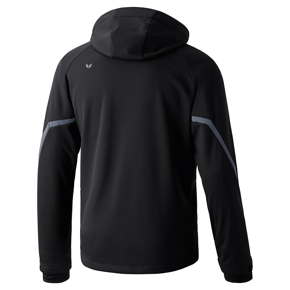 ERIMA SOFTSHELL JACKET FUNCTION, BLACK-ANTHRACITE MAN. 