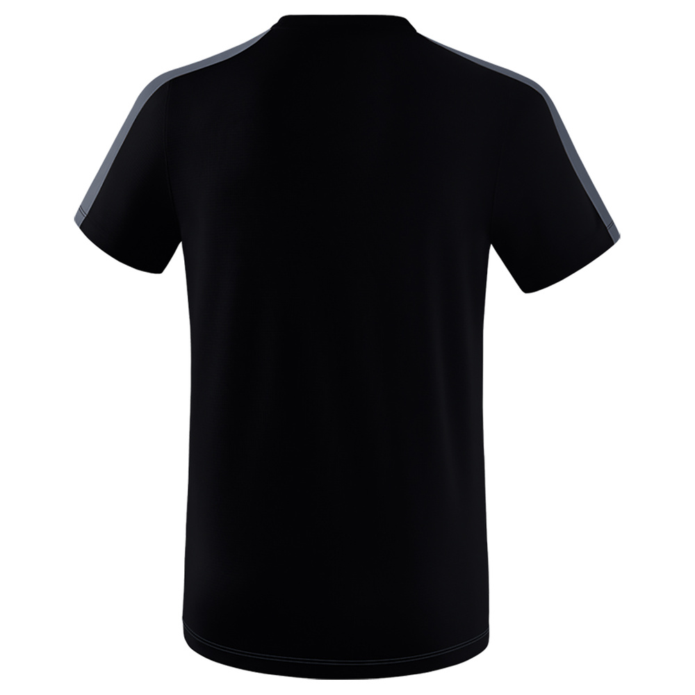 ERIMA SQUAD CAMISETA, NEGRO-GRIS PIZARRA HOMBRE. 