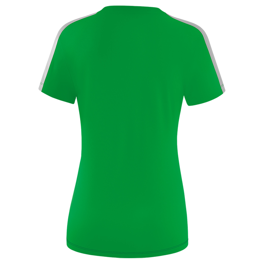 ERIMA SQUAD CAMISETA, VERDE-ESMERALDA-PLATA MUJER. 