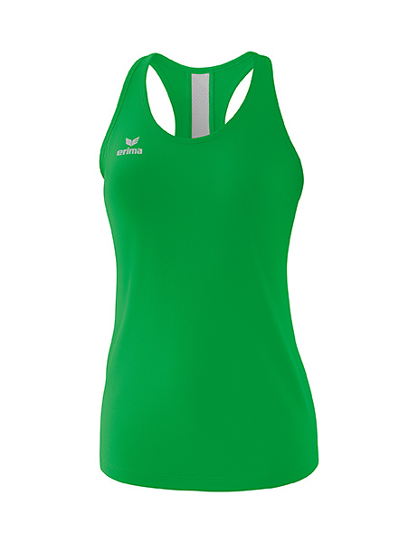 ERIMA CAMISETA TIRANTES, VERDE-ESMERALDA-PLATA MUJER.