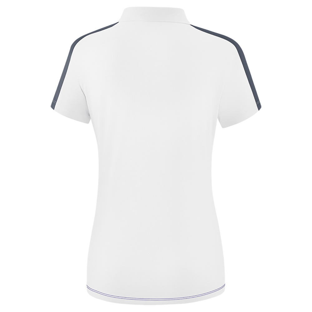 ERIMA SQUAD POLO, BLANCO-MARINO-GRIS PIZARRA MUJER. 