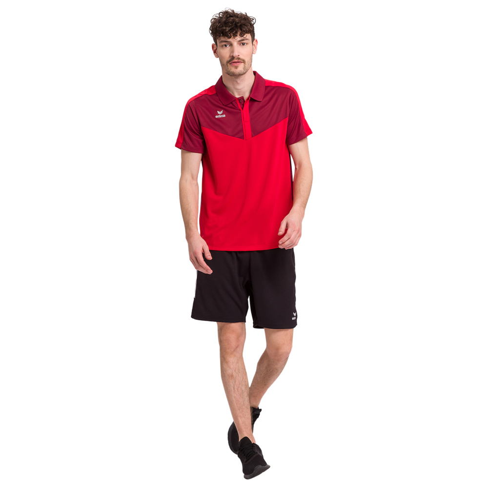 ERIMA SQUAD POLO, BURDEOS-ROJO HOMBRE. 