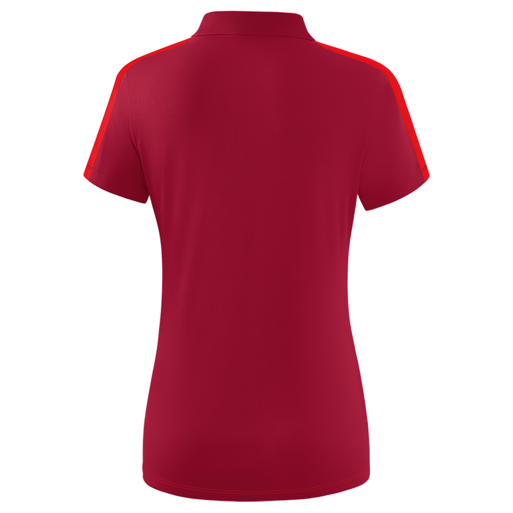 ERIMA SQUAD POLO, BURDEOS-ROJO MUJER. 