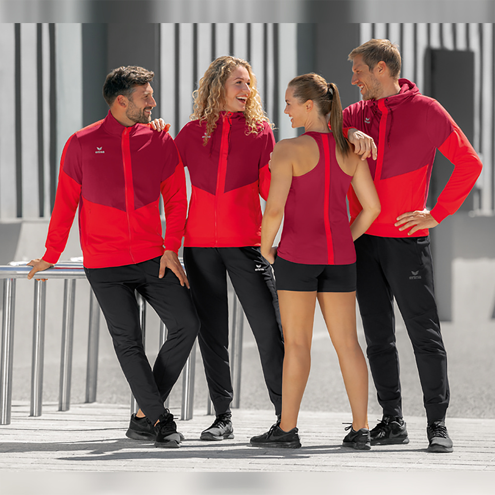 ERIMA SQUAD POLO, BURDEOS-ROJO MUJER. 