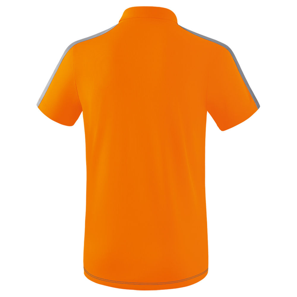 ERIMA SQUAD POLO, GRIS PIZARRA-GRIS-NARANJA HOMBRE. 