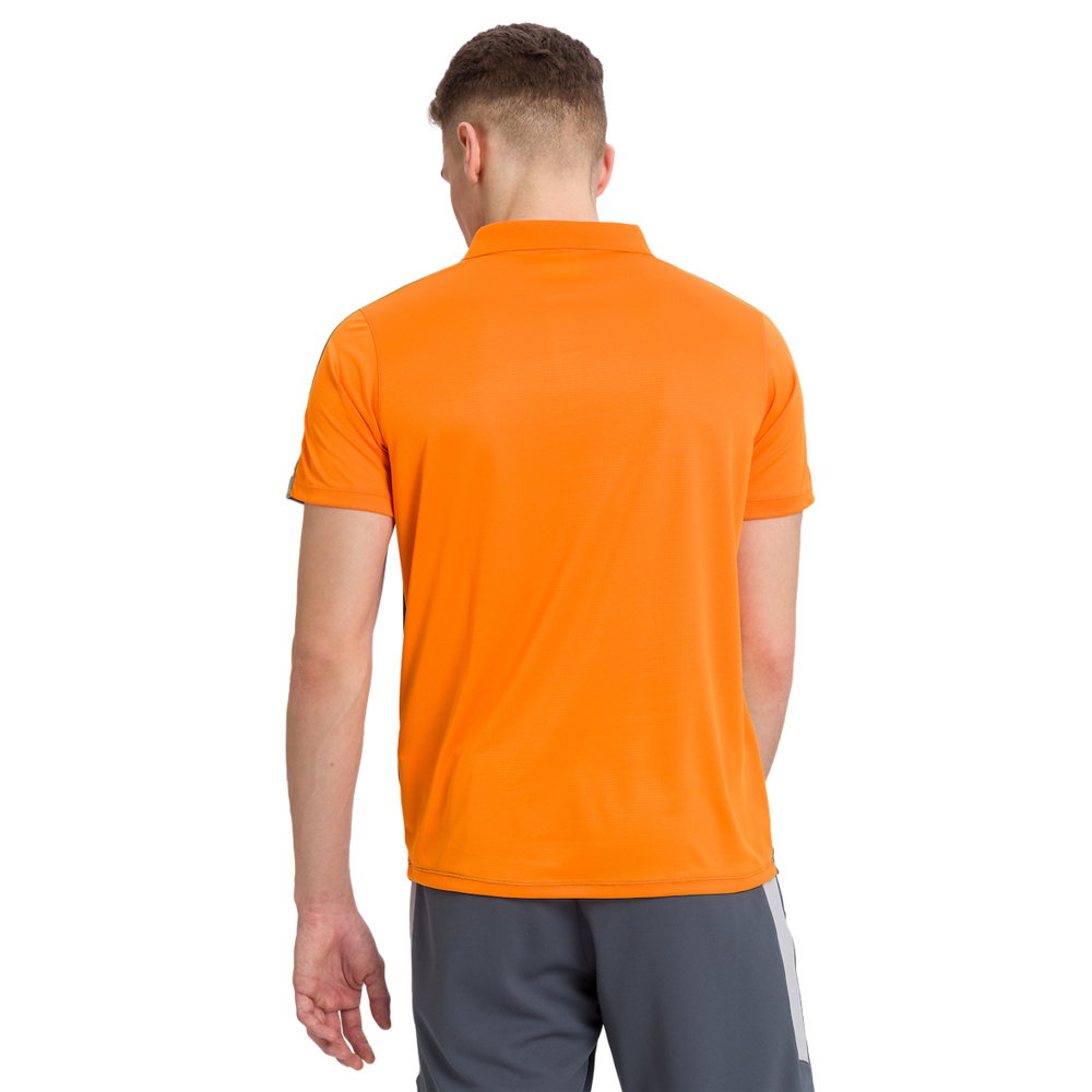 ERIMA SQUAD POLO, GRIS PIZARRA-GRIS-NARANJA HOMBRE. 