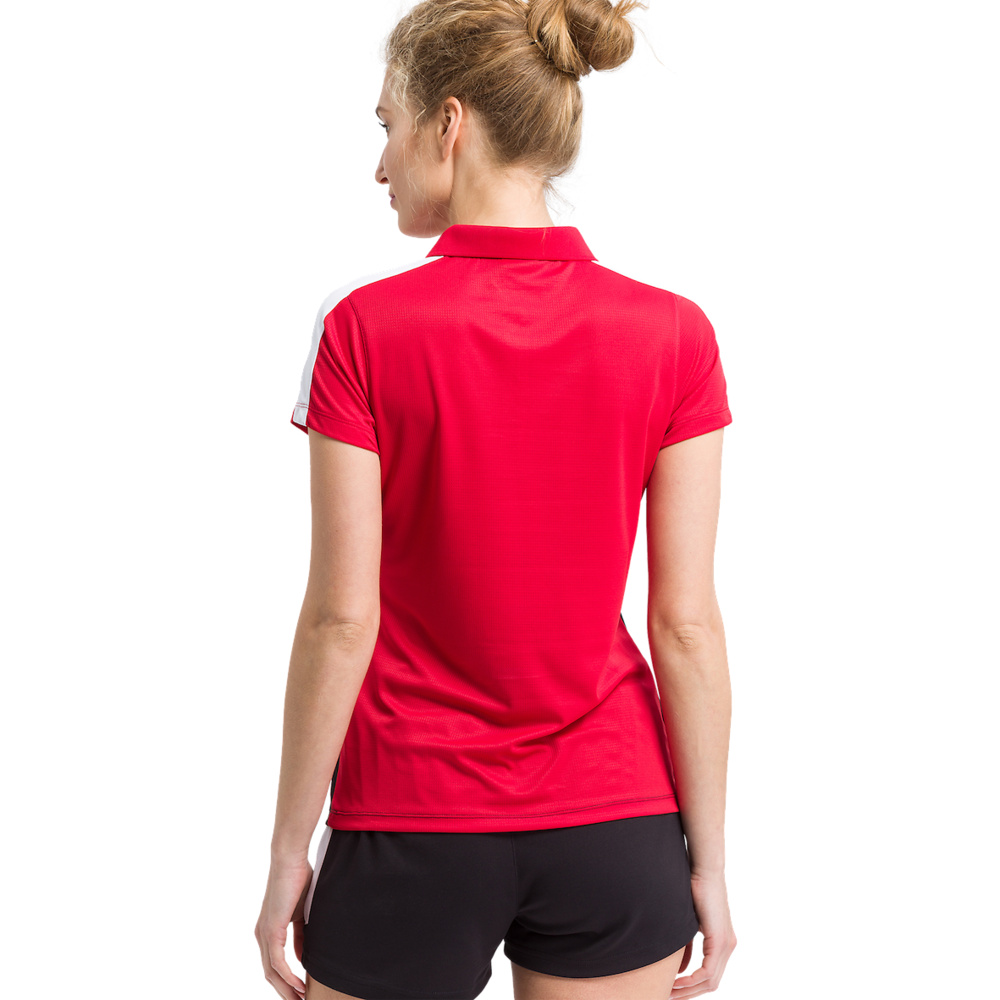 ERIMA SQUAD POLO, ROJO-NEGRO-BLANCO MUJER. 