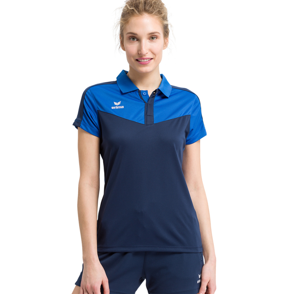 ERIMA SQUAD POLO, ROYAL-MARINO MUJER. 