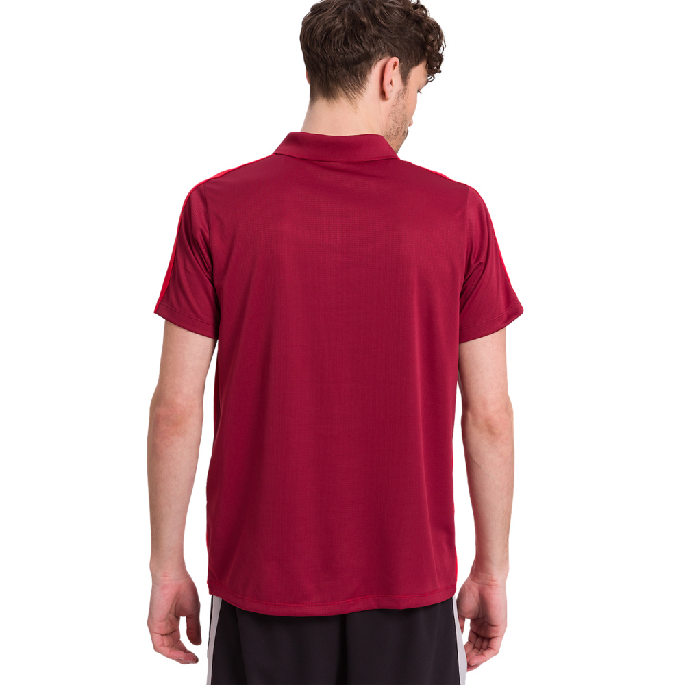 ERIMA SQUAD POLO-SHIRT, BORDEAUX-RED MEN. 