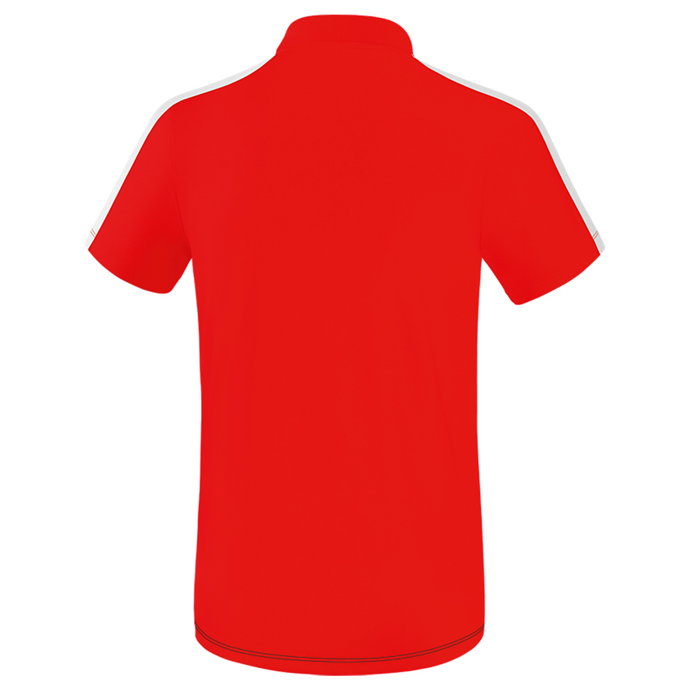 ERIMA SQUAD POLO-SHIRT, RED-BLACK-WHITE MEN. 