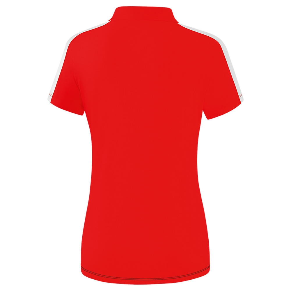 ERIMA SQUAD POLO-SHIRT, RED-BLACK-WHITE WOMEN. 