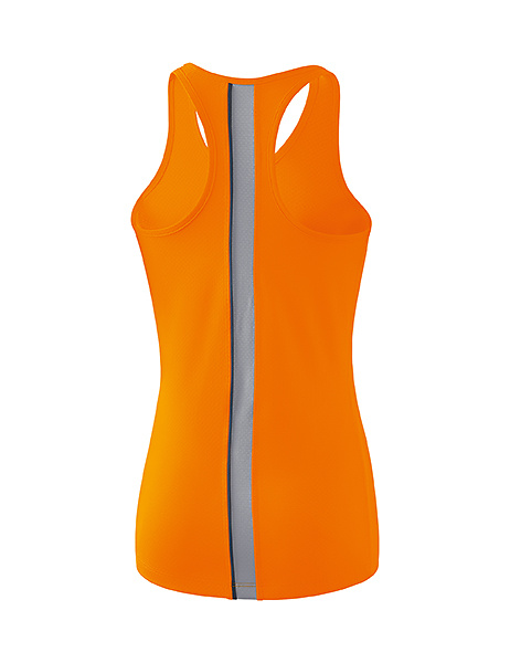 ERIMA SQUAD TANK TOP, SLATE GREY-GREY-ORANGE WOMEN. 